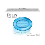 PEARS Jabón en barra con extracto de menta suave y puro, 4,4 oz/125 g