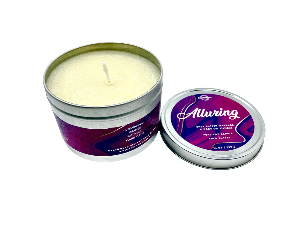 Shea Butter Massage Candle - "Alluring"