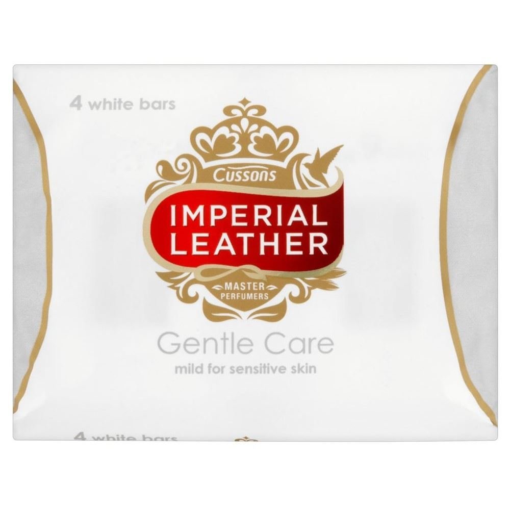 Jabón en barra para pieles sensibles Imperial Leather Gentle Care (4 x 100 g)