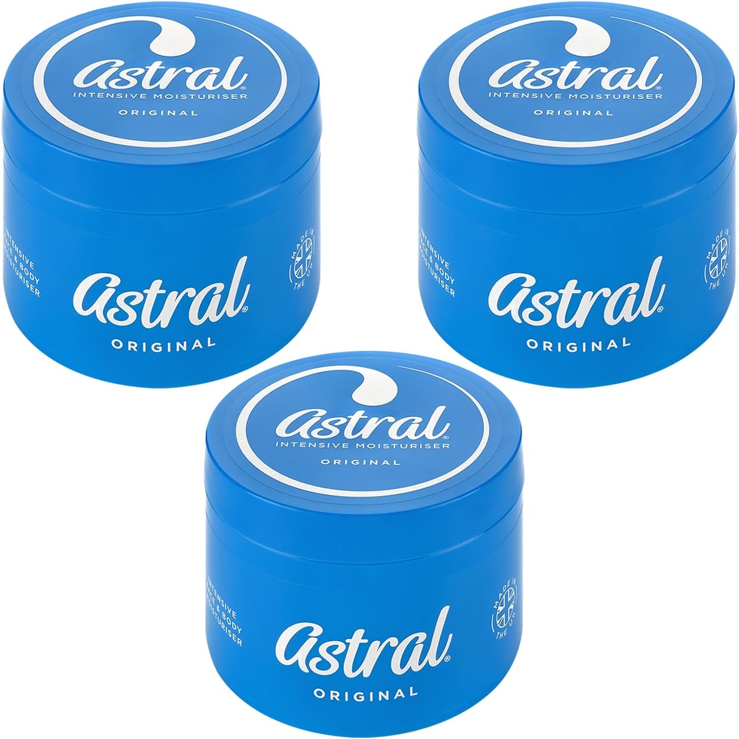Astral Moisturizing Body Cream 500ml - Pack of 3