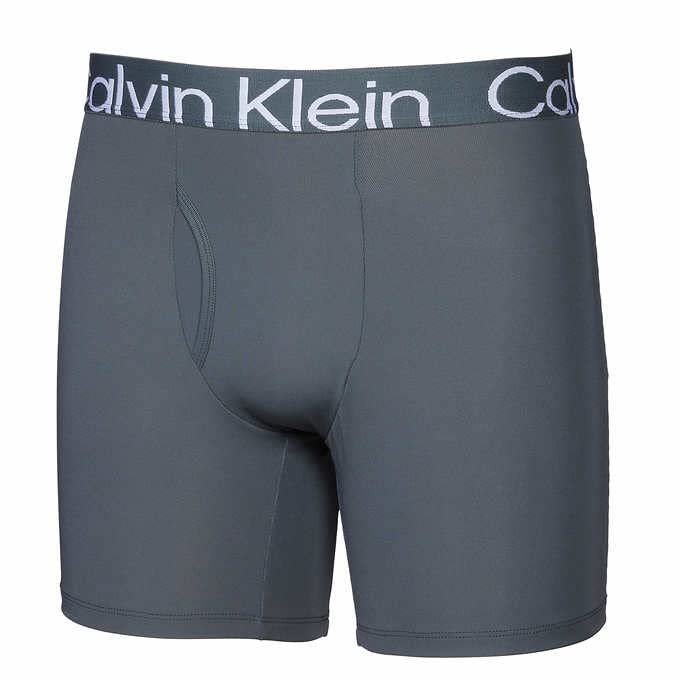 Calvin Klein Men's Microfiber Boxer Briefs Pack of 3 - Large