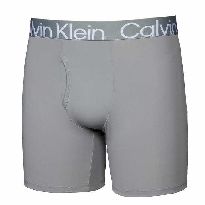 Calvin Klein Men's Microfiber Boxer Briefs Pack of 3 - Large