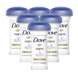 Dove Original Deodorant Roll-On with Moisturising Cream 50ml (Pack of 6)