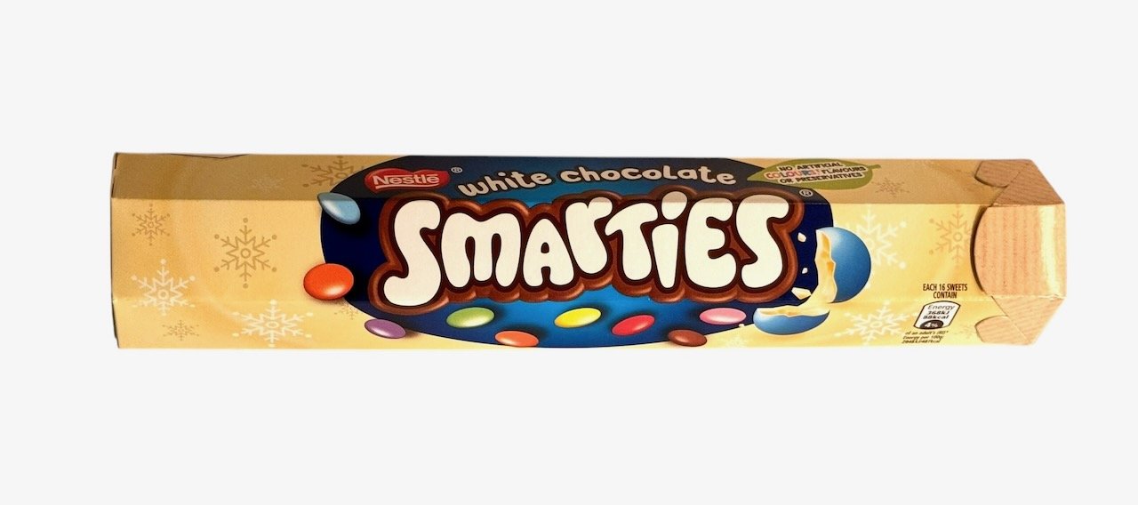 Nestle Smarties Giant Tube White Chocolate - 120g (1 pack)