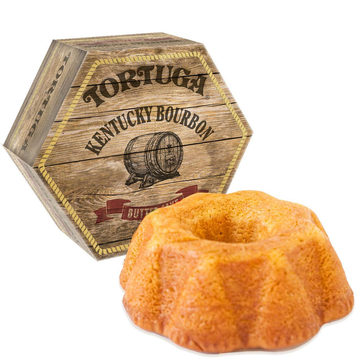 TORTUGA Kentucky Bourbon Butter Cake w/Walnuts - 32oz Cake