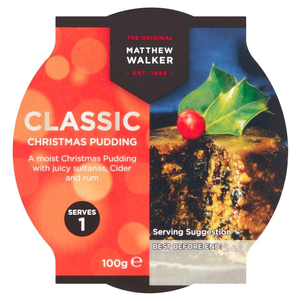 Matthew Walker Mini Christmas Pudding 6pk. 6 X100g