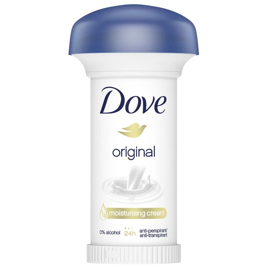 Déodorant à bille Dove Original avec crème hydratante 50 ml (lot de 6)