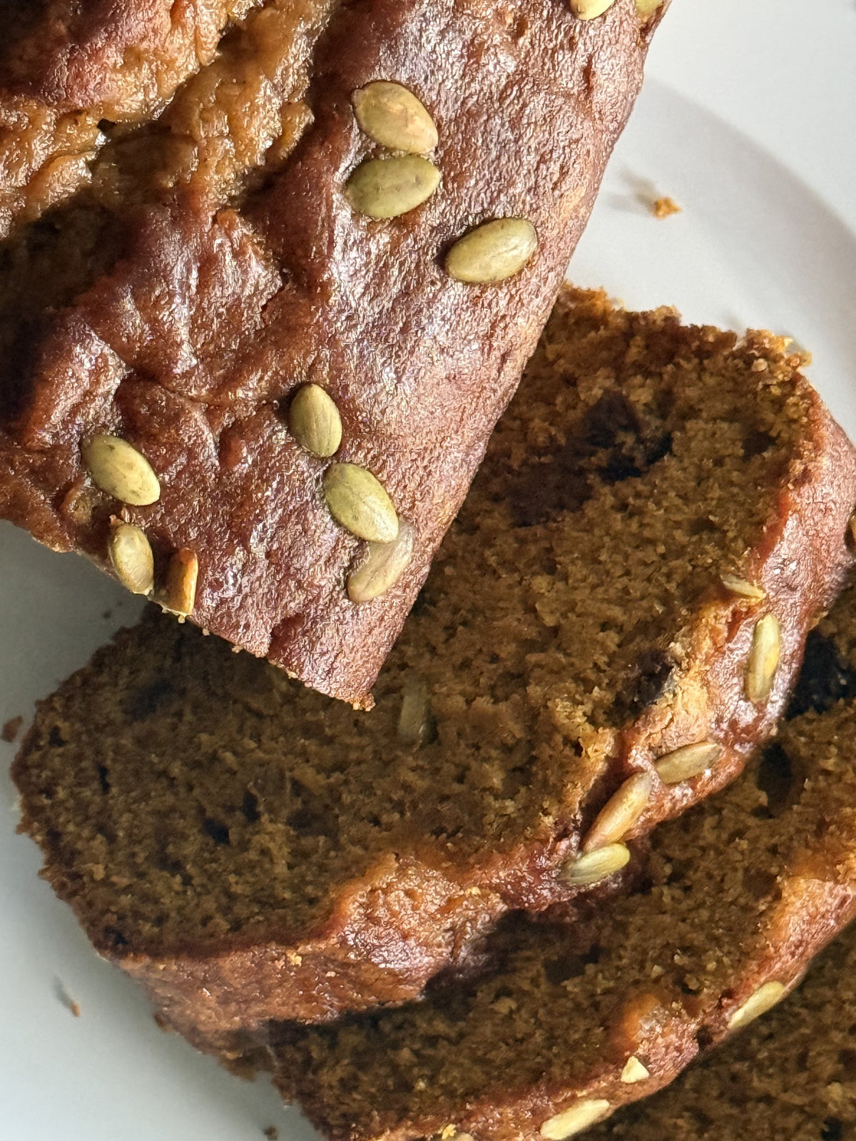 Homemade Pumpkin Bread Loaf