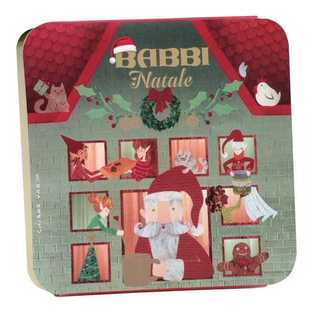 Babbi Hazelnut Waferini Gold Christmas Tin - 6.7oz