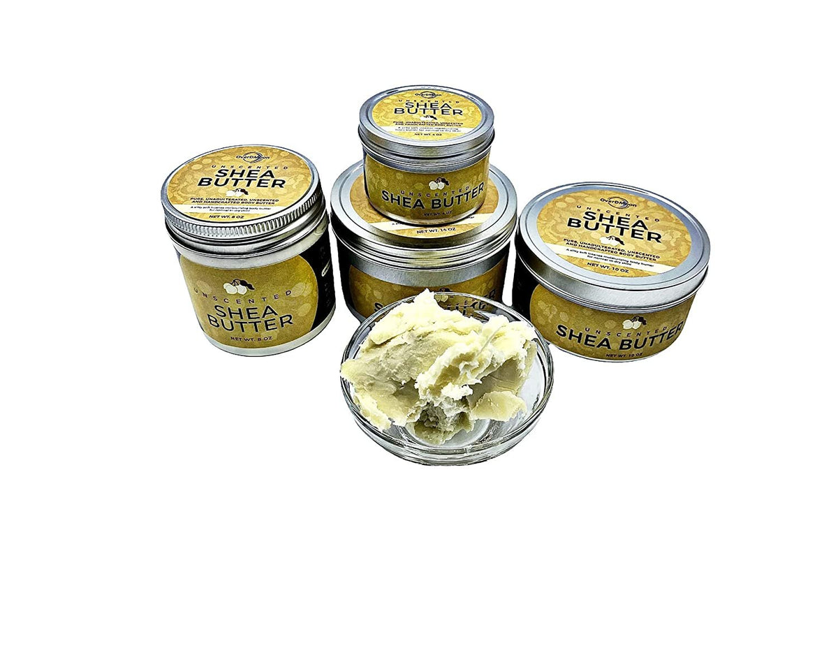 Unscented Handcrafted Shea Butter 10 oz