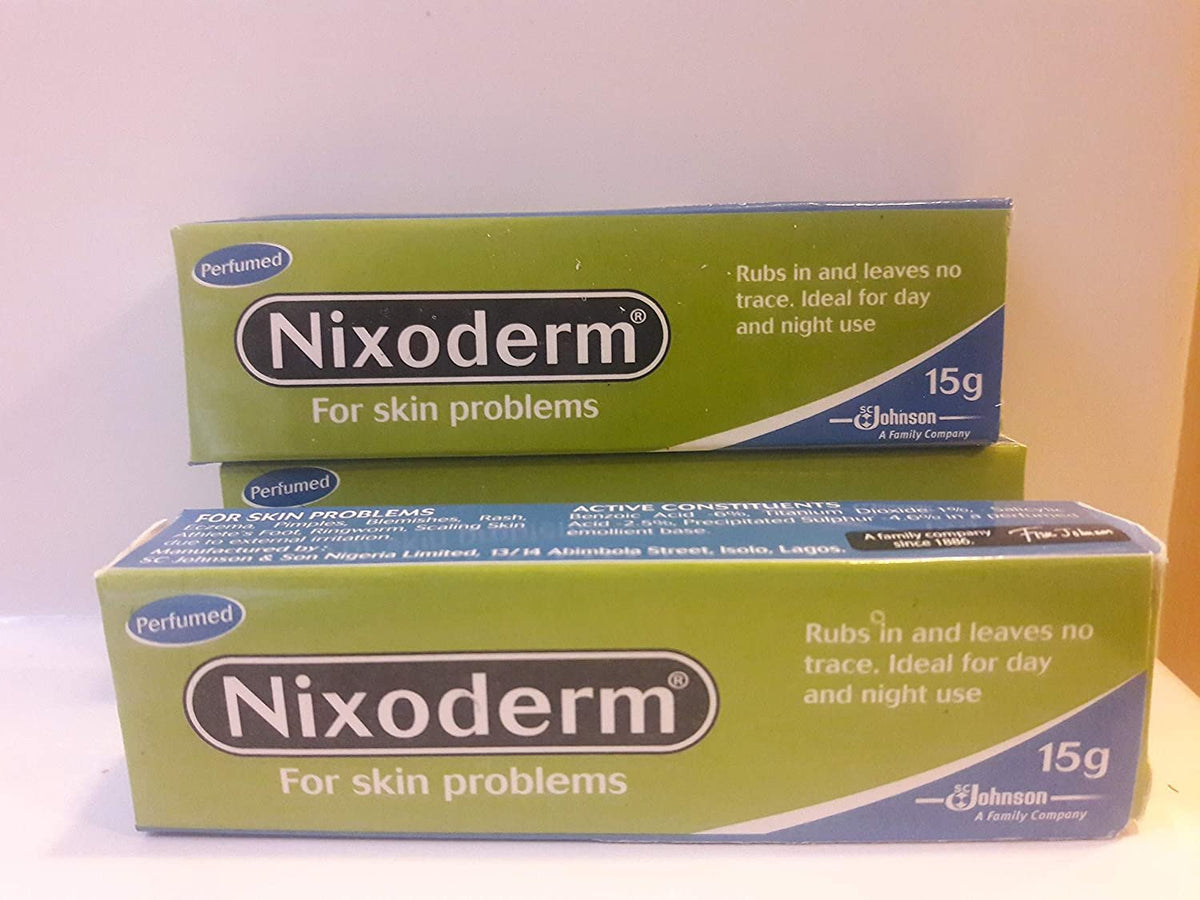 2 Nixoderm (15g) To Treat Skin Eczema, Pimples, Blemishes