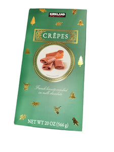 KIRKLAND SIGNATURE Crepes Biscuits With Chocolate, 20 oz