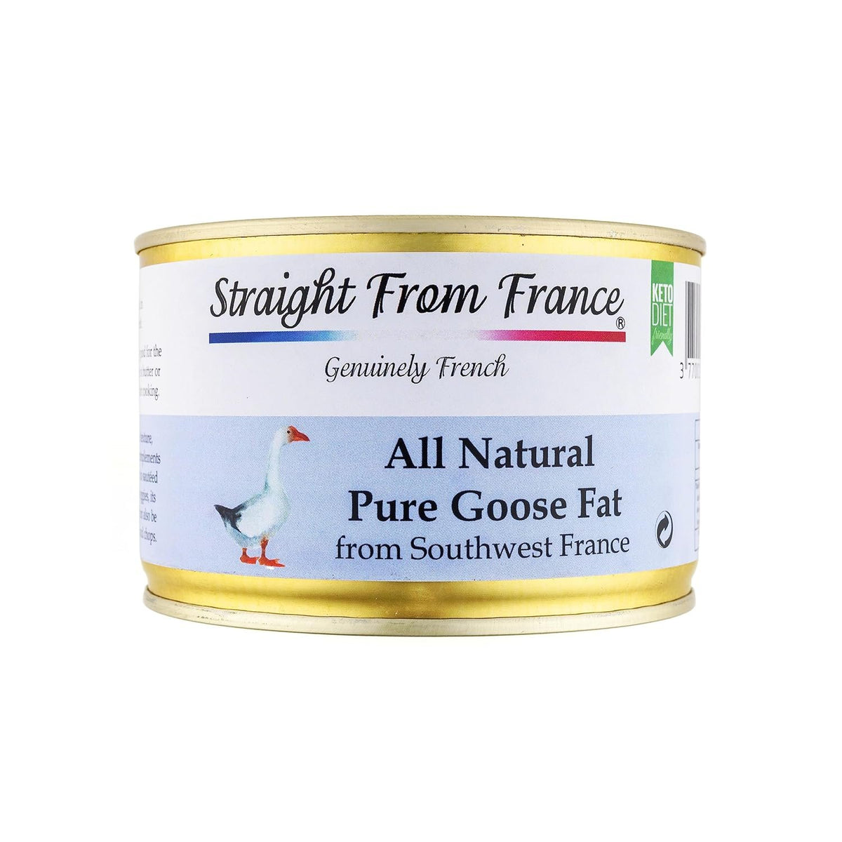 All Natural Pure Goose Fat for Cooking from Southwest France - 12 oz