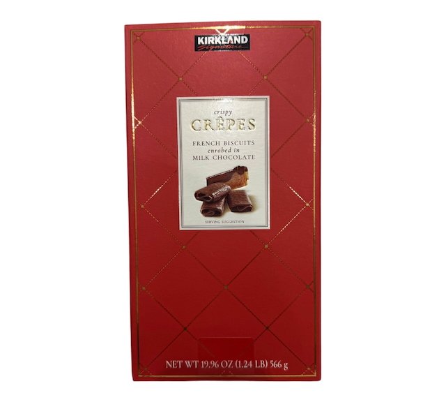 KIRKLAND SIGNATURE French Crepes Biscuits Milk Chocolate, 2 x 20 oz