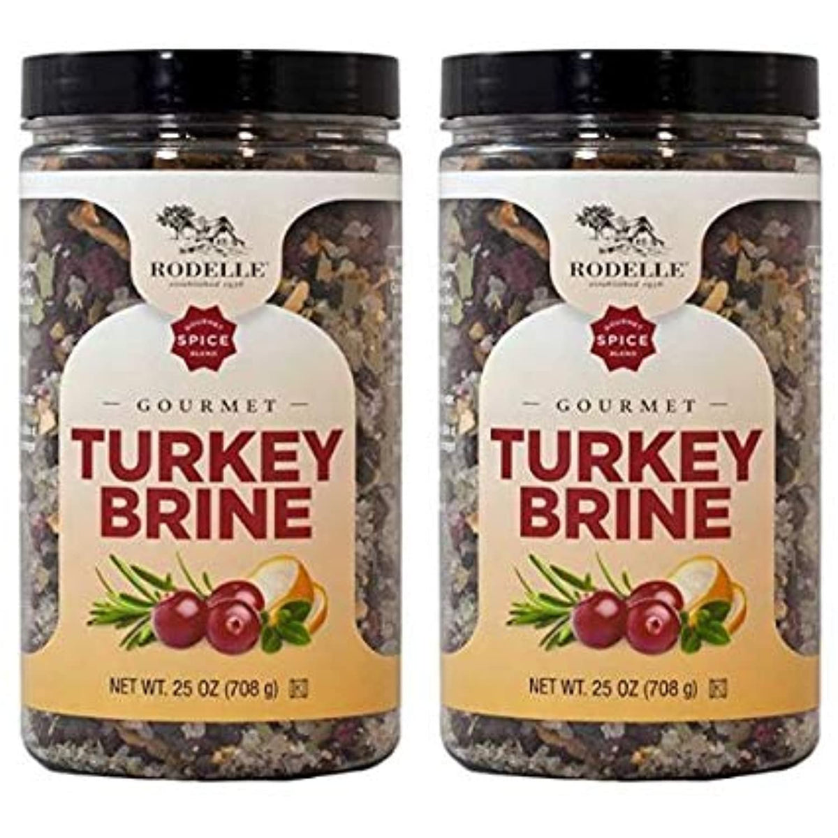 Rodelle Turkey Brine, 25 Ounce each (2 Pack)