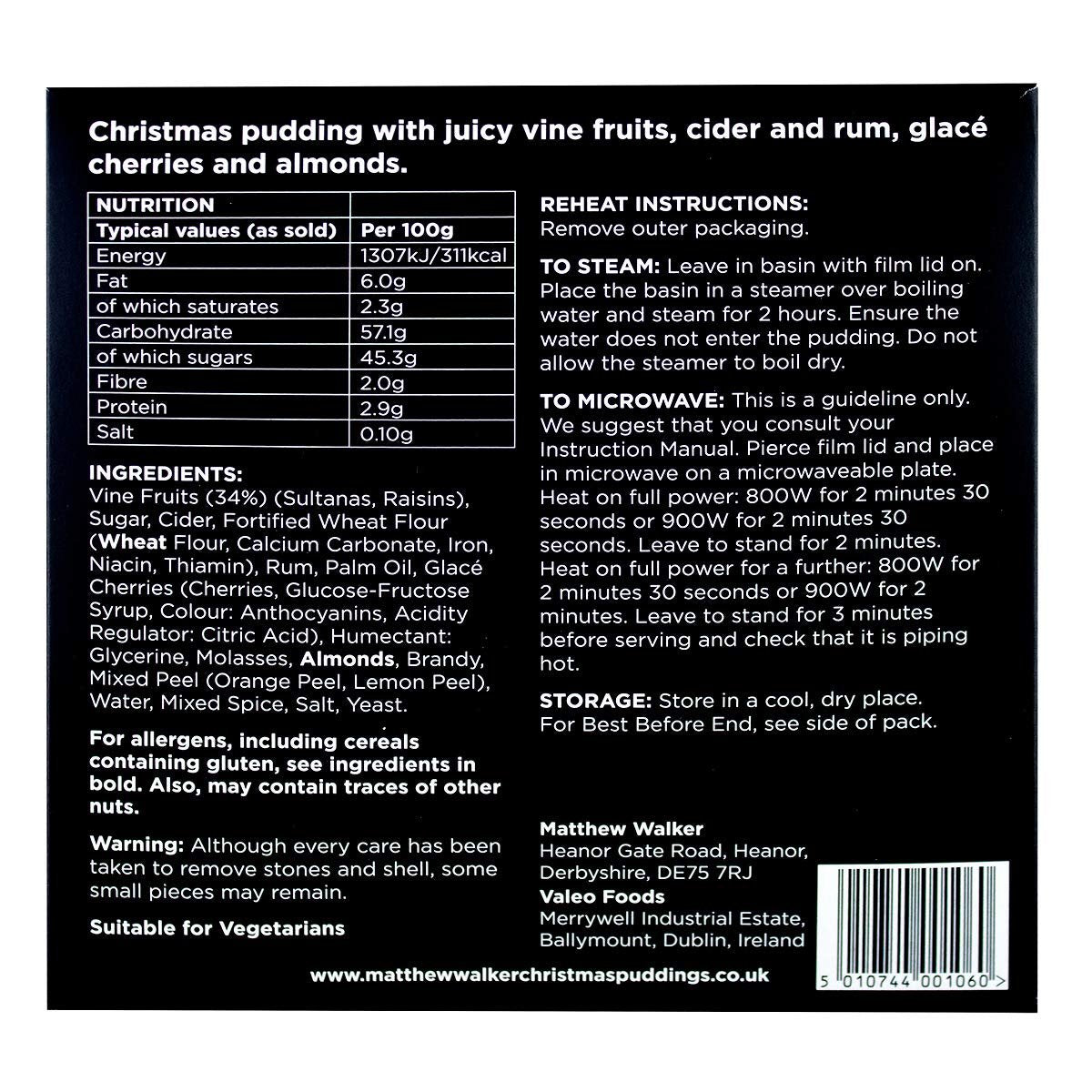 Matthew Walker Luxury Christmas Pudding - 28.2 oz (800g)