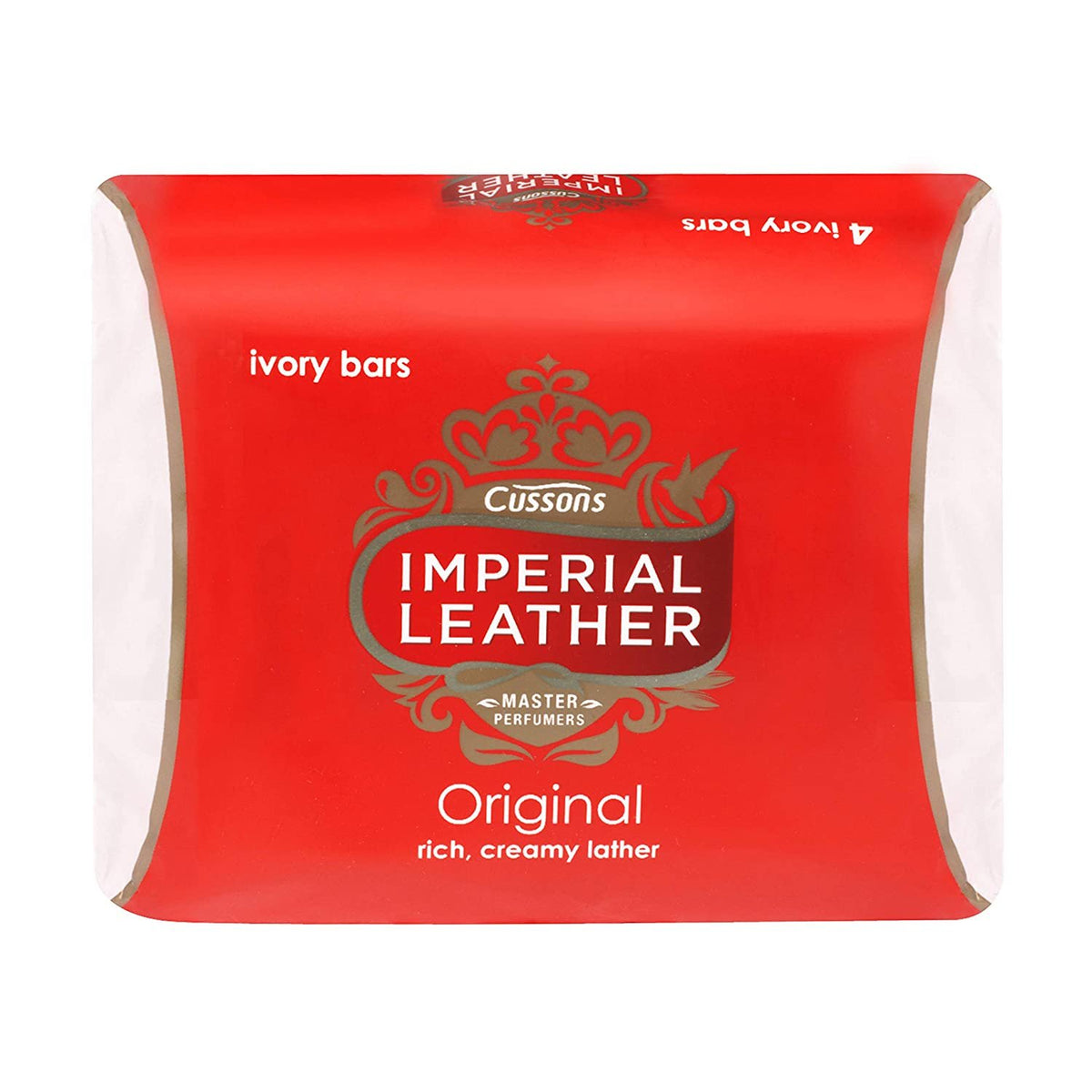 Barre de savon nettoyante classique Imperial Leather Original, lot de 4 x 8 barres, total de 32 barres