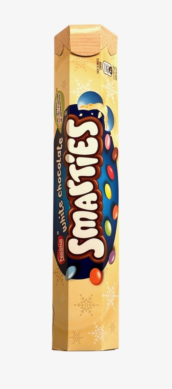 Nestle Smarties Giant Tube White Chocolate - 120g (1 pack)