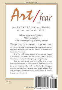 Art & Fear: Observations On the Perils (and Rewards) of Artmaking