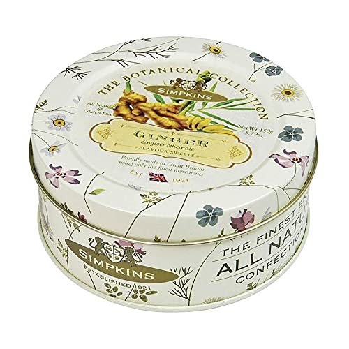 Pastilles de gingembre Simpkins Botanical Collection 5,3 oz (150 g) - Paquet de 6