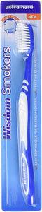 Wisdom Smokers Toothbrush - Extra Hard - ( Color May Vary )