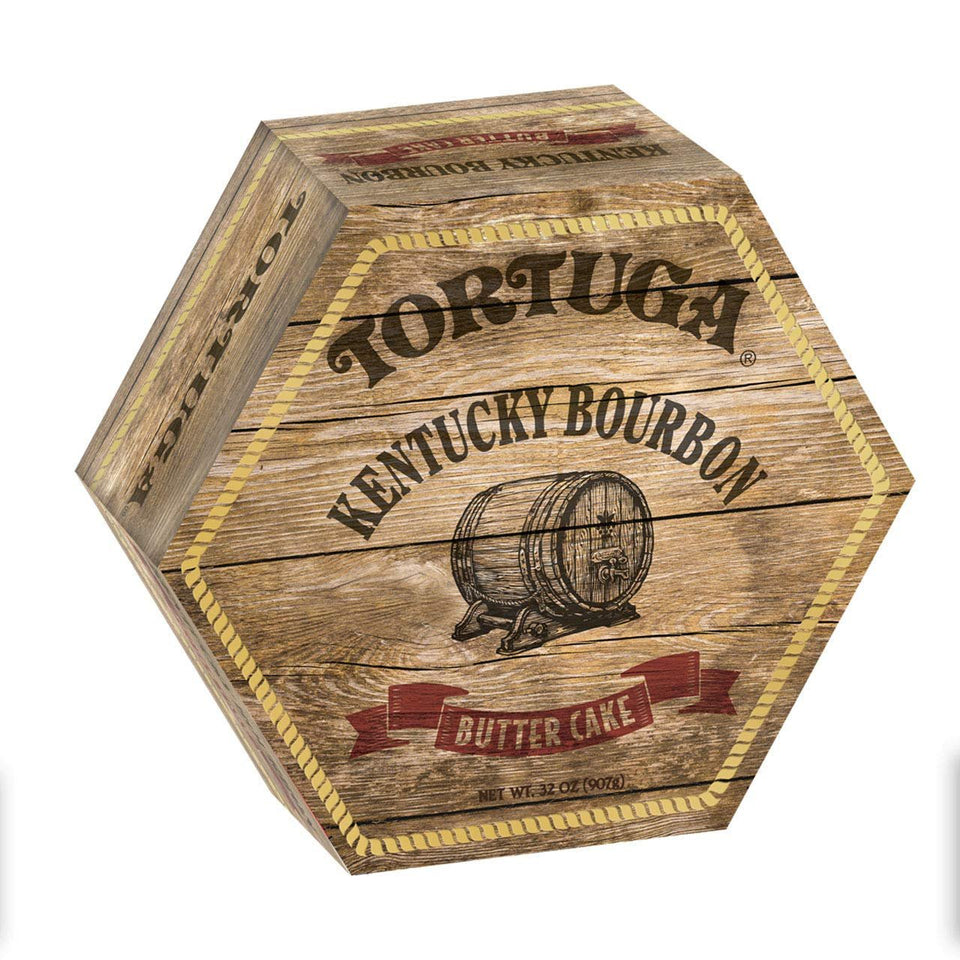 TORTUGA Kentucky Bourbon Butter Cake w/Walnuts - 32oz Cake - The Perfect Premium Gourmet Gift for Stocking Stuffers, Gift Baskets, and Christmas Gifts - Great Cakes for Delivery