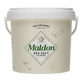 Maldon Sea Salt Flakes, Bulk Bucket, Organic Pyramid Crystals (3.1 lb)