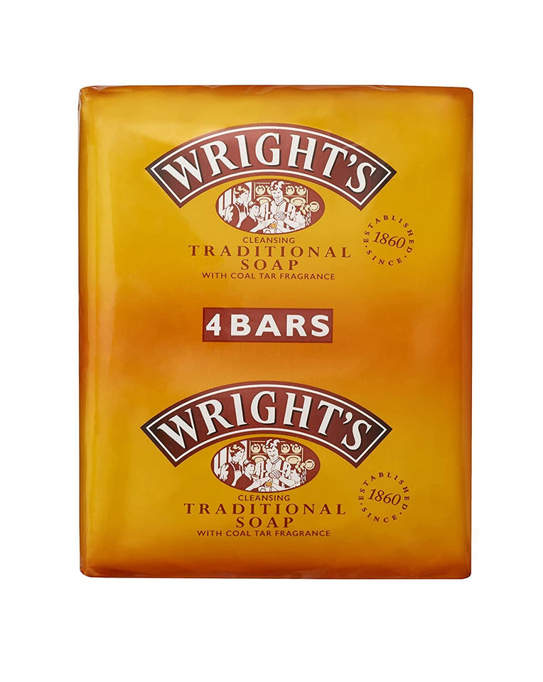 Wright's Coal Tar Soap - Pack of 4