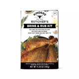 Kinder's Butcher's Brine and Rub Kit, Includes Buttery Poultry Rub, Butcher's Master Brine Mix and Heavy Duty Brine Bag for up to a 20lb Turkey, 11.25oz Kit