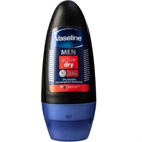 Vaseline 6X Men Active Dry 48H Roll-On Anti-Perspirant Deodorant 50Ml