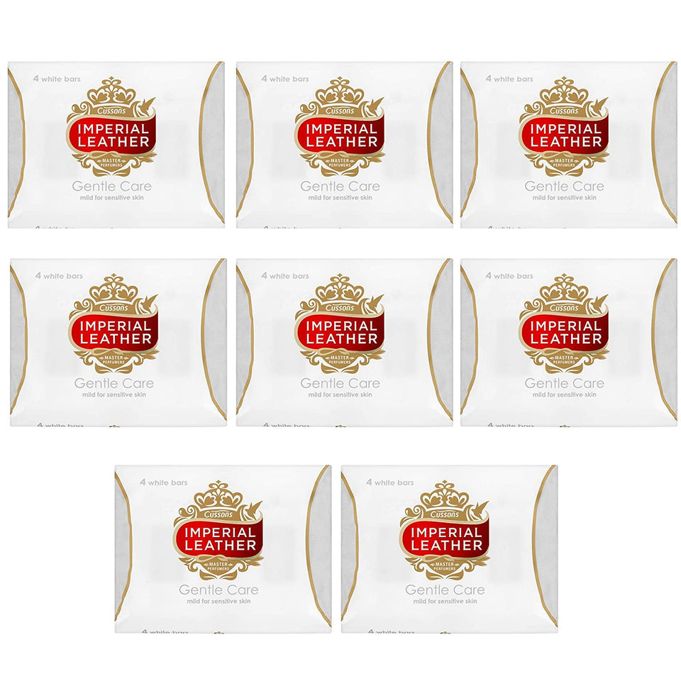 Imperial Leather Gentle Bar Soap 100 g (Pack of 8, Total 32)