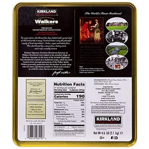 Kirkland Signature Walkers Premium Shortbread Selection Gift Tin, 4.6 Pound, Packaging May Vary