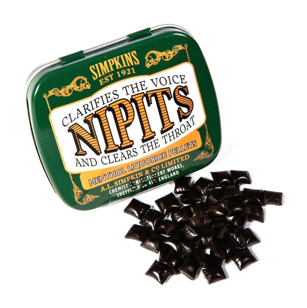 Simpkins Nipits Menthol Liquorice Pellets (Pack of 6)