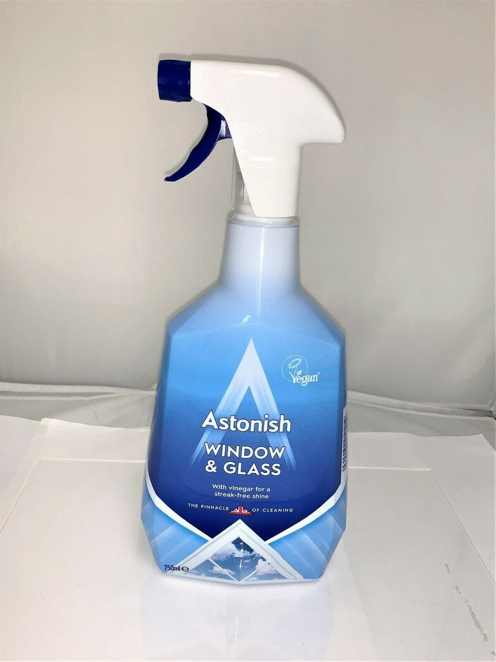 New Astonish Window & Glass Cleaner (VEGAN) - 750ML - USA Seller - Ships Free