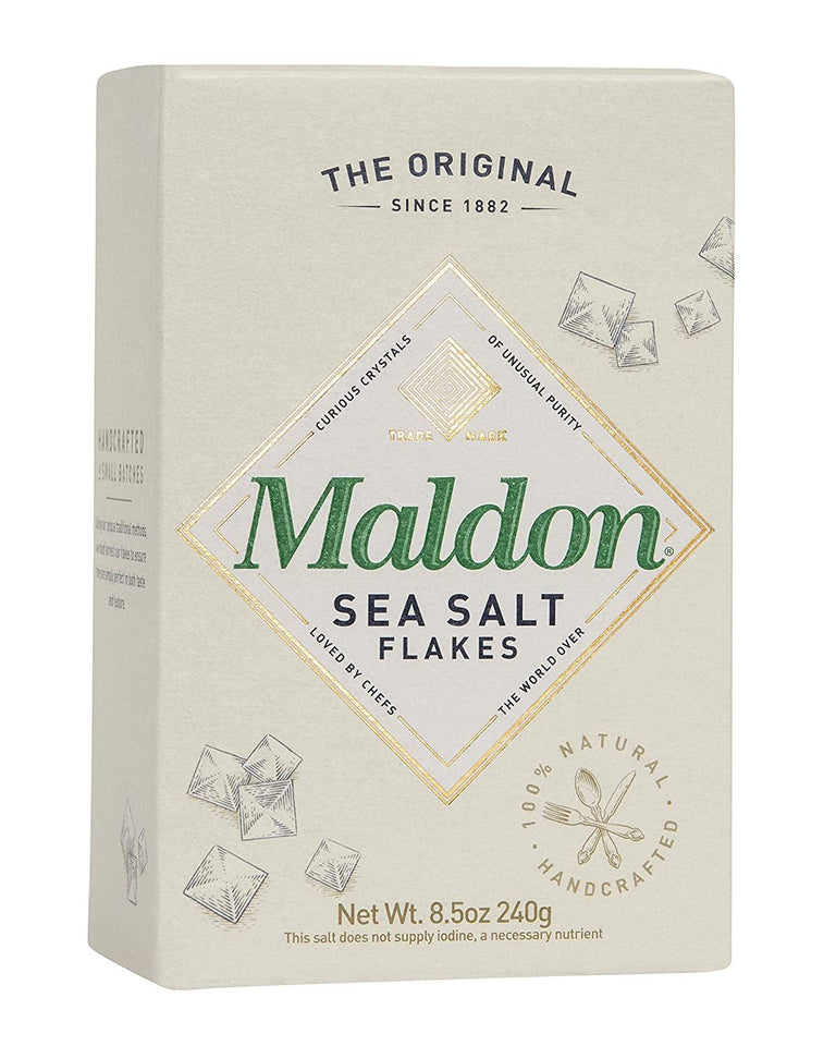 Maldon Salt, Sea Salt Flakes, 8.5 oz (240 g), (Pack of 2)