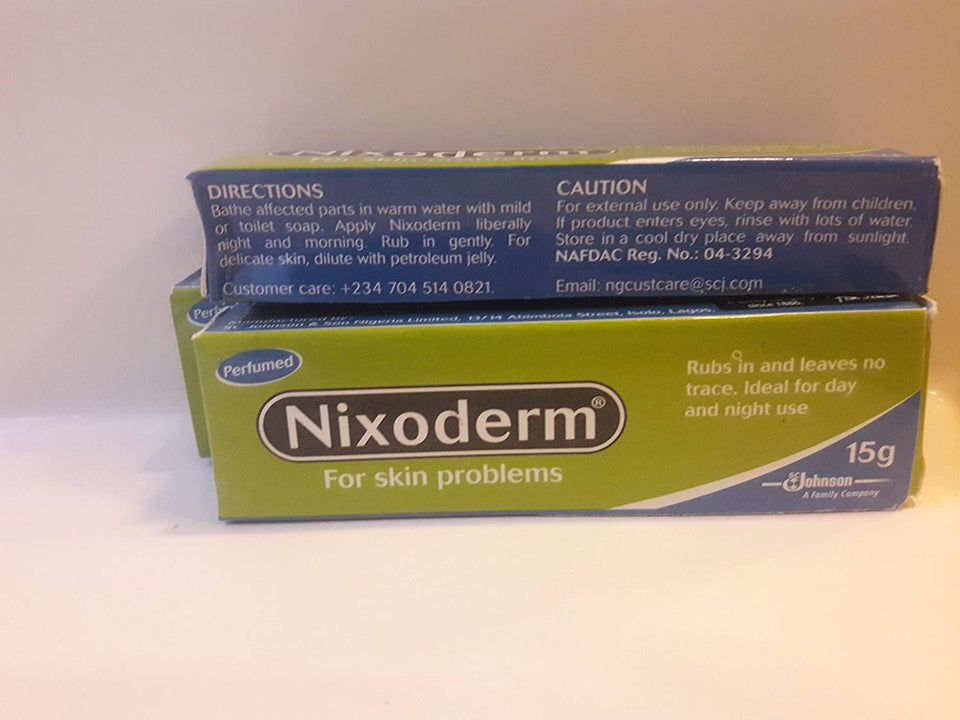 2 Nixoderm (15g) To Treat Skin Eczema, Pimples, Blemishes, Rash, Ringworm