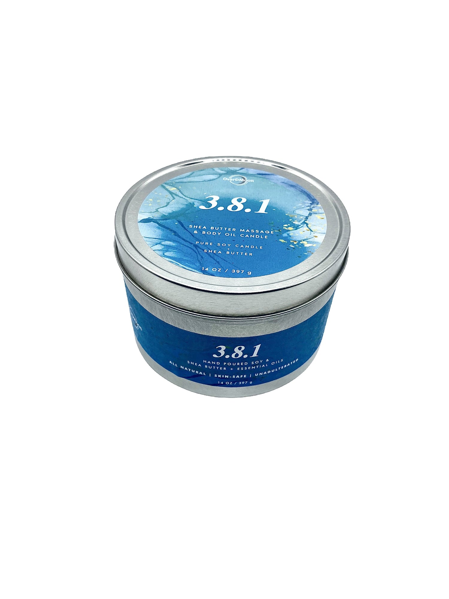 Shea Butter Massage Candle - "3.8.1" (I LOVE YOU)