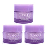 Pack of 3 x Clinique Take The Day Off Cleansing Balm, 0.5 oz each Sample Size Unboxed, 0.5 Ounce (Pack of 3)