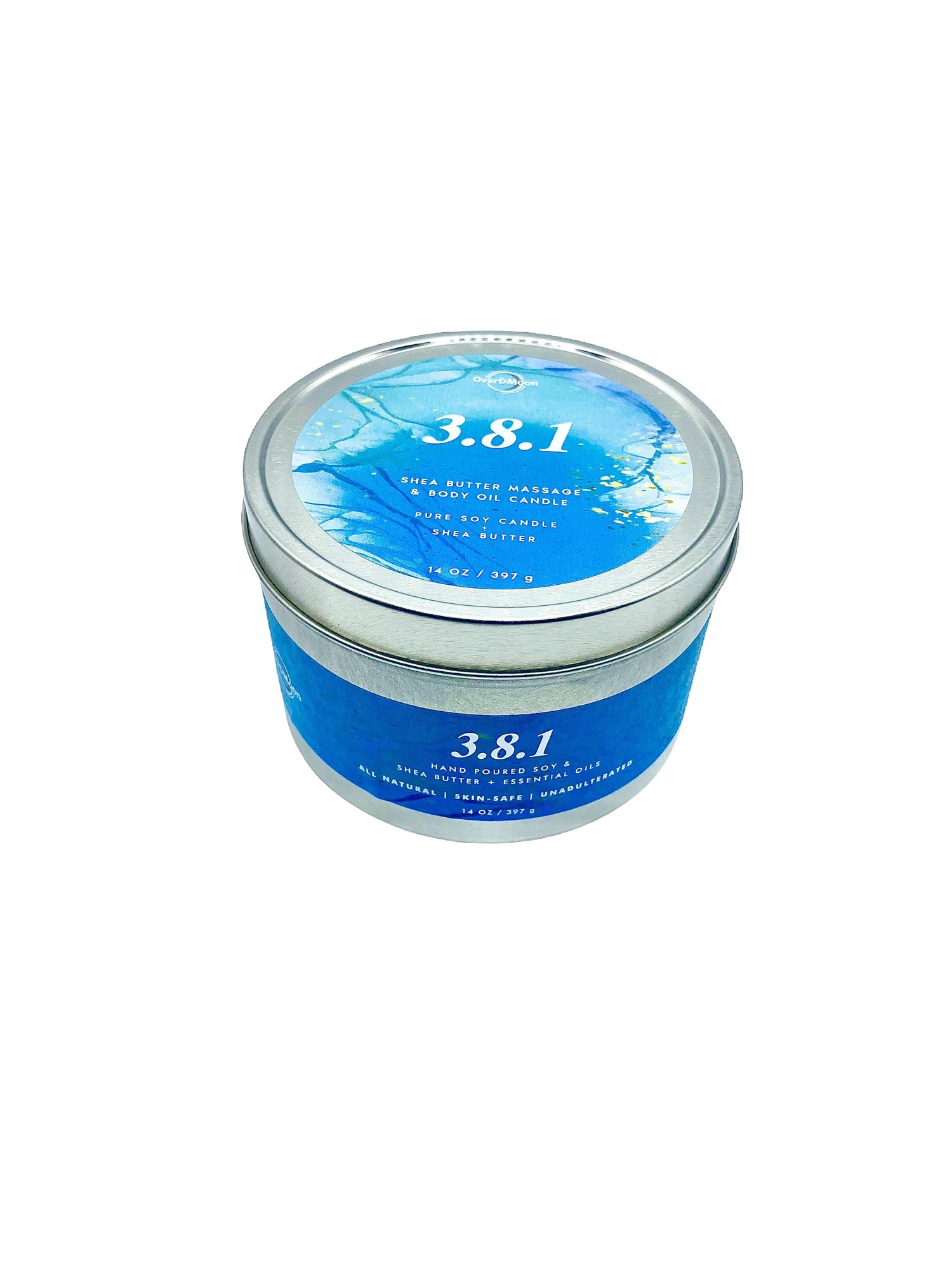 Shea Butter Massage Candle - "3.8.1" (I LOVE YOU)