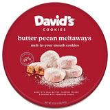 David’s Cookies Gourmet Butter Pecan Meltaway Cookies Gift Basket – 32oz Butter Cookies with Crunchy Pecans and Powdered Sugar – All-Natural Ingredients – Kosher Recipe – Ideal Gift for Corporate Birthday Fathers Mothers Day Get Well and Other Special...