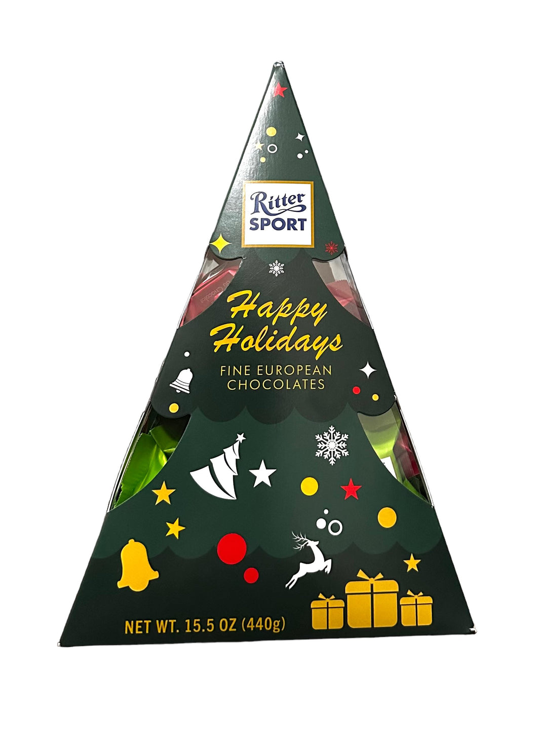 Ritter Sport Happy Holidays Fine European Chocolates - 15.5 oz (440g)