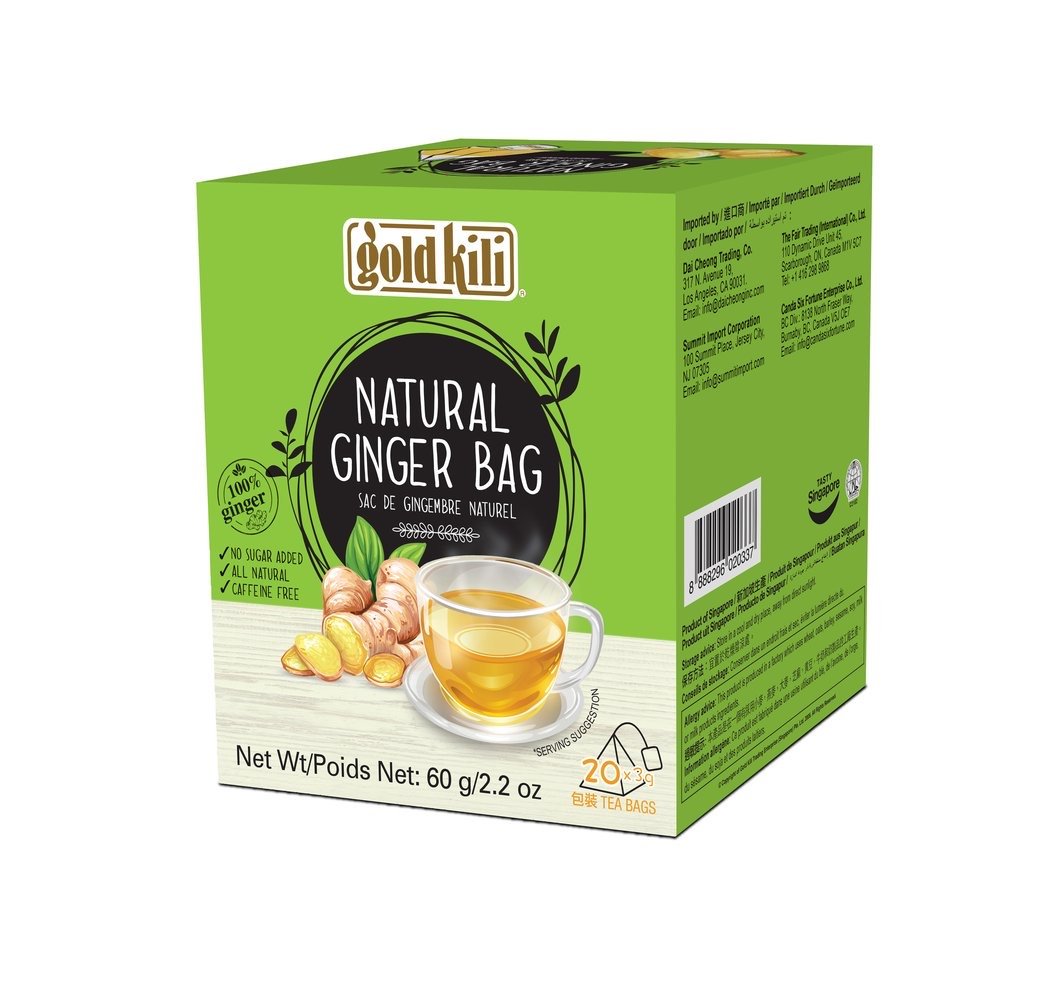 Gold Kili Natural Ginger Bag - 20 Sachets