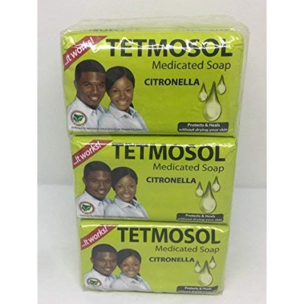 3 Pack Tetmosol Medicated Soap